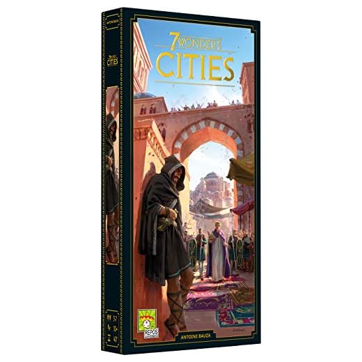 7 Wonders Riposo Produzione V2 - Ext. Cities | Boardgame | Età: 10+ | 3-7 giocatori | Tempo di gioco 30-60 minuti