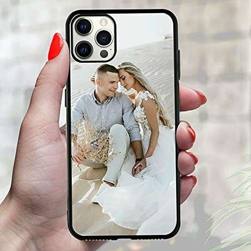Mobile Stuff Personalised Case Compatible for iPhone 13 Pro Max, Image/Picture/Photo Custom Design PC + Soft TPU Rubber Phone Max (2021) (iPhone (6.7''))