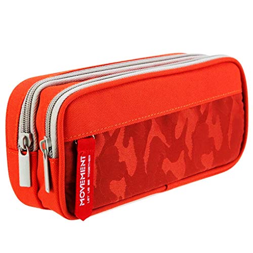 Preisvergleich Produktbild Maomaoyu Große Kapazität Leinwand Mäppchen, Mehrlagige Studenten Federmäppchen Federtasche Schlampermäppchen für Mädchen Und Jungen