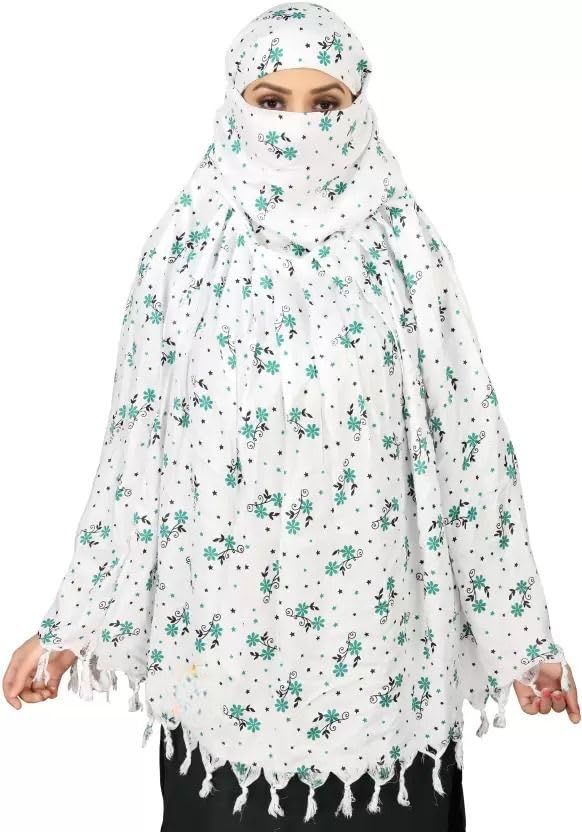 holeysocks Pure Cotton Long Scarf Cum Mask With Sun Protection Cover Face Cotton Mask scarves Stylish Universal Size Usable dupatto vehicle Driver sunlight UV protection For Girls & Womens (White Ring)-picture-56