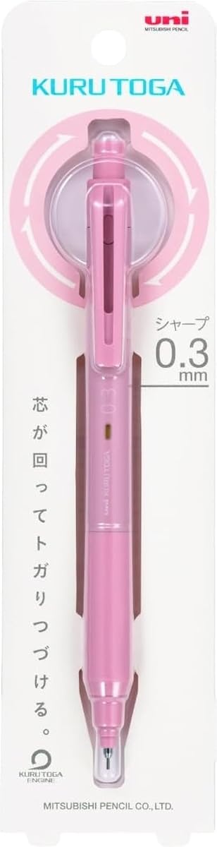 Mitsubishi Pencil Portaminas Kurutoga KS 0.3 Coral Pink M3KS1P.66