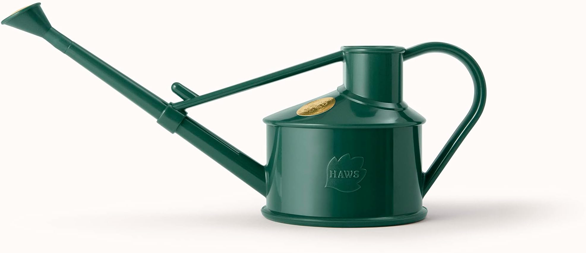 HAWS Multipurpose Metal Watering Can The Rowley Ripple Two Pint Galvanised Steel Brass