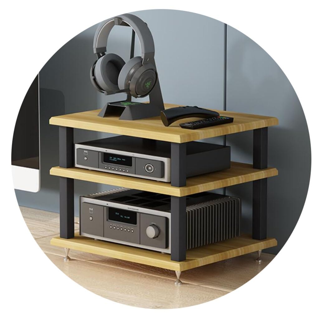 2/3/4-poziomowa szafka audio HiFi – wielowarstwowa półka AV, stojący stojak na płyty, rozrywka, dla audiofilów i entuzjastów muzyki, stylowe rozwiązanie do przechowywania dźwięku