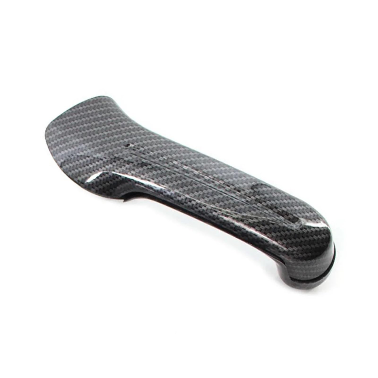 TRASH BIN Interior Inside Door Handle Interior Car Left Right Door Pull Handle Grab Cover Panel for VW for Bora for Golf 4 MK4 for Jetta 1999-2004(Carbon Look Left)