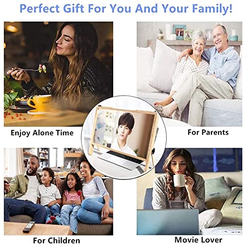 Laptop-Bildschirmlupe, Klappständer, 3D-Augenschutz, superklare physikalische Lupe, ein Geschenk für Familie und Kinder, kompatibel mit Laptops, Anti-Blaulicht, interessa – Bild 7