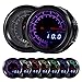 HOTSYSTEM 7 Color Air/Fuel Ratio AFR Gauge Kit Narrowband Pointer & LED Digital Readouts 2-1/16" 52mm Black Dial for Car Truck