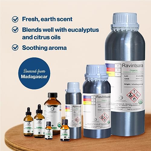 Aceite esencial puro orgánico Ravintsara 1 Fl Oz miniatura 3