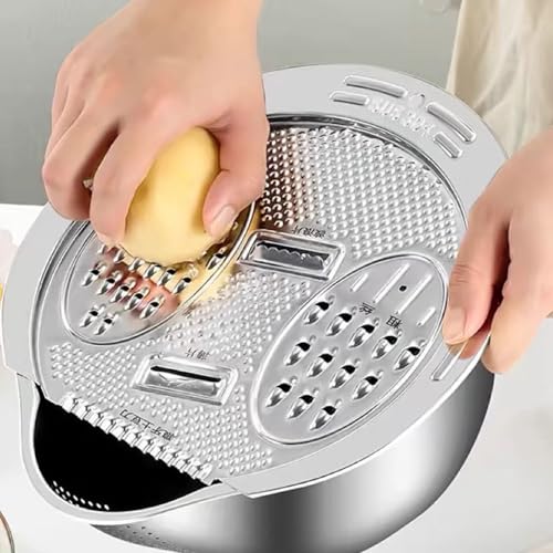 Passoire à riz en acier inoxydable pour un lavage propre sans perte de grain