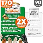 Glucosamine for Dogs - Hip and Joint Supplement for Dogs - 170 Mobility Chews - Glucosamine Chondroitin - MSM - Turmeric - Joint Pain Relief - Advanced Support for Dog Health - Made in USA - Image 4