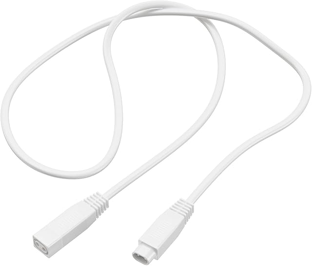 ledscom.de Feed-Through Cable for Spider Plug-in System, 1m, White