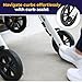 Drive Medical AeroWalk Ultra-Lite Rollator Foldable Rollator Walker with Seat Lightweight Adult Walkers with 4 Wheels - Folding Rolling Walker for Women, Men and Seniors, Only 14.5 Pounds - White