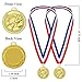 Donrime 12 Pack Baseball Softball Medals for Kids, Golden Metal Medal Awards Baseball Team, T-Ball, Softball, Baseball Game Sports Day Favors Prizes for Boys Children Adults