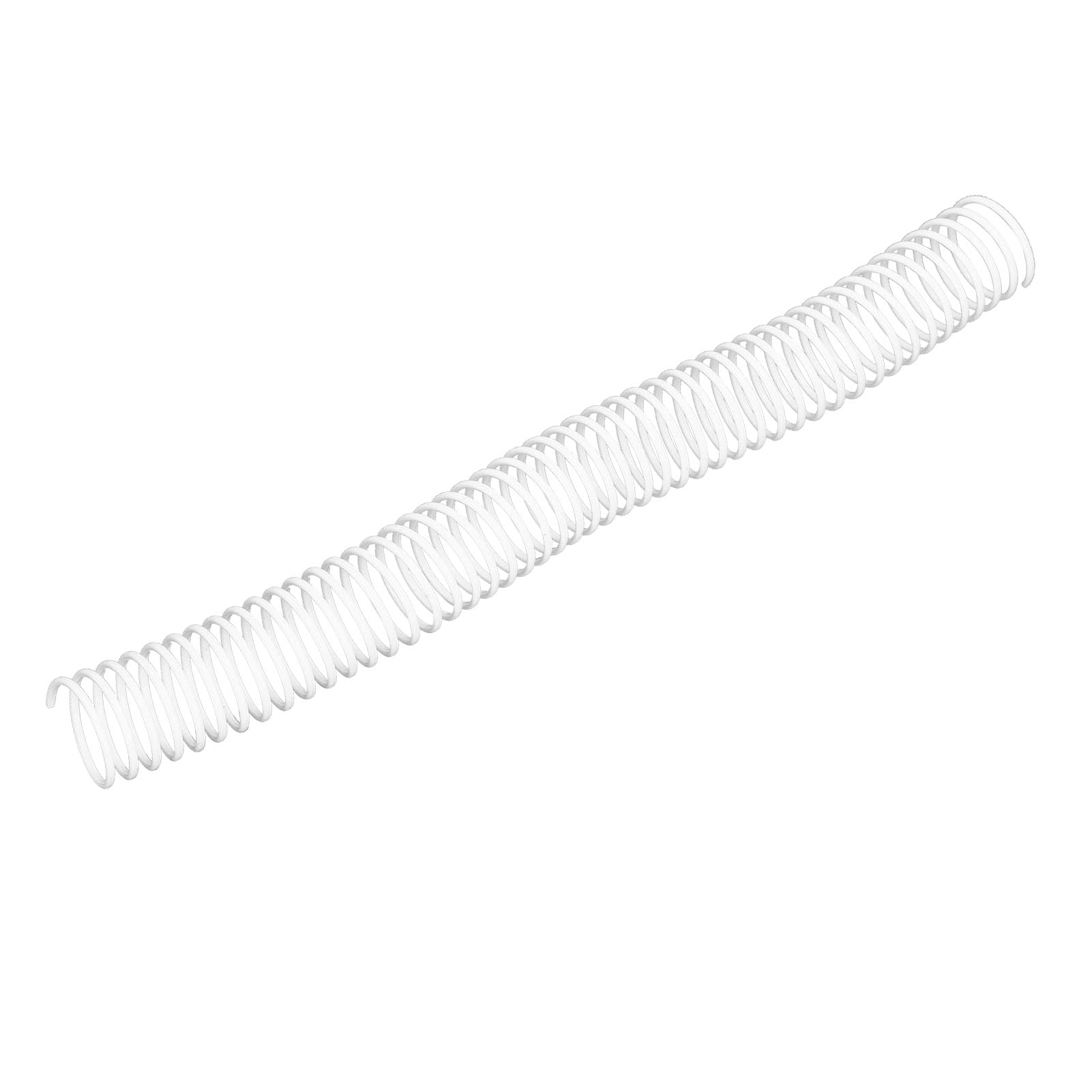 Confezione da 35 bobine di rilegatura carta A4, diametro 25,4 mm, 48 anelli, dorsi in filo di plastica a spirale con passo 4:1, capacità 215 fogli, bianco (Bianca)