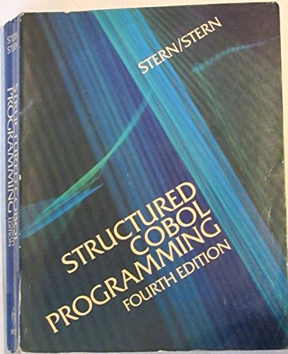 Structured COBOL Programming 0471871508 Book Cover