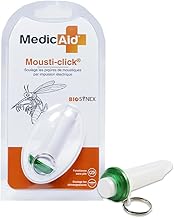 MEDICAID - Mousti-Click ® - Dispositif Après Piqûre - Soulage Les Piqûres de Moustiques par Impulsion Électrique