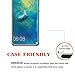 (2 Pack) Beukei Compatible for Mate 20 X Screen Protector Tempered Glass, Full Screen Coverage, Touch Sensitive,Case Friendly, 9H Hardness