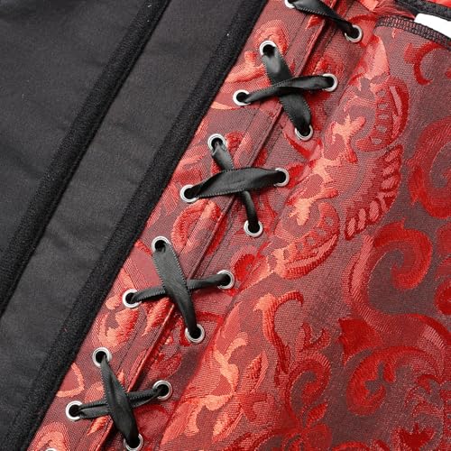 TANGNADE Women Renaissance Corset Top Bustier Lace up Gothic Boned Bustier - image 4