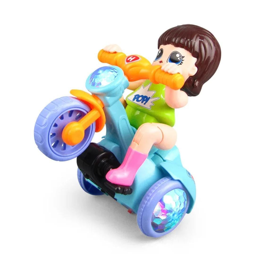 360 Degree Rotating Tricycle Toy for Kids with Light and Sound 3D Bicycle Musical Cycle Kids Toy with Light Effects Tricycle (Multicolor)-image-10