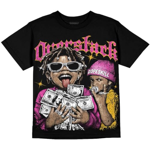 Image of DopeSkill Graphic Tee Streetwear Hypebeast Hip Hop Unisex Premium T-Shirt Sneaker Colour Matching Shirts Gift for Sneakerhead