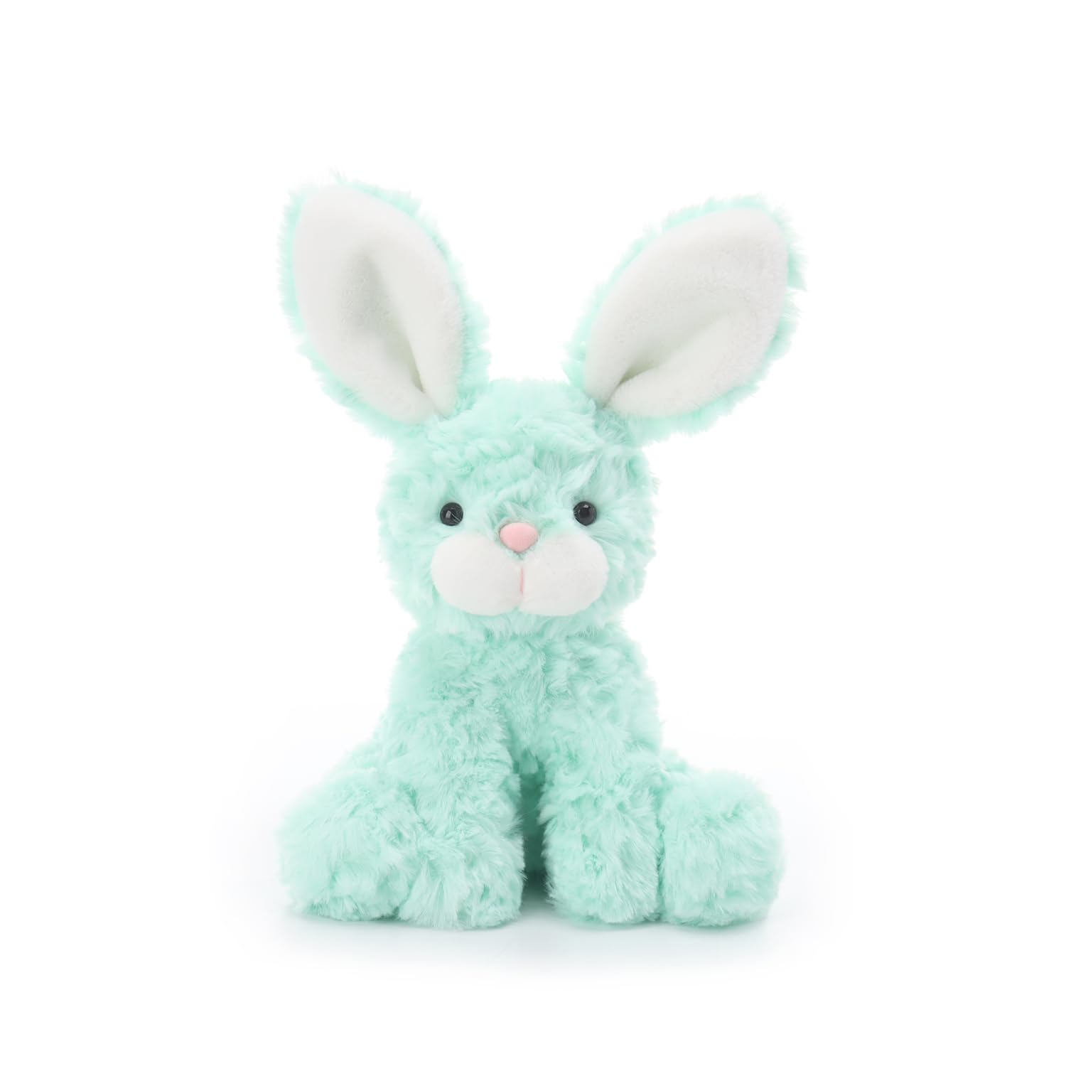 Apricot Lamb Mint Green Brave Bunny Rabbit Stuffed Animals Plush Toy 8" — image 1