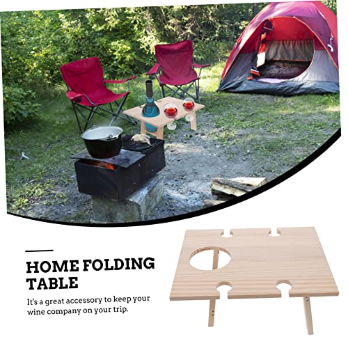 Table pliante extérieure avec design compact et structure amovible - 5
