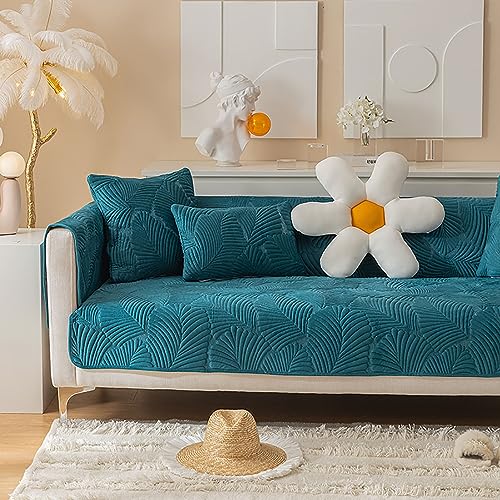 Housse de canapé d'angle lavable et tapis de protection pour salon - 8