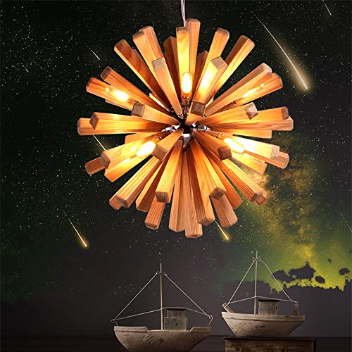 Suspension boule postmoderne dandelion LED pour éclairage salon