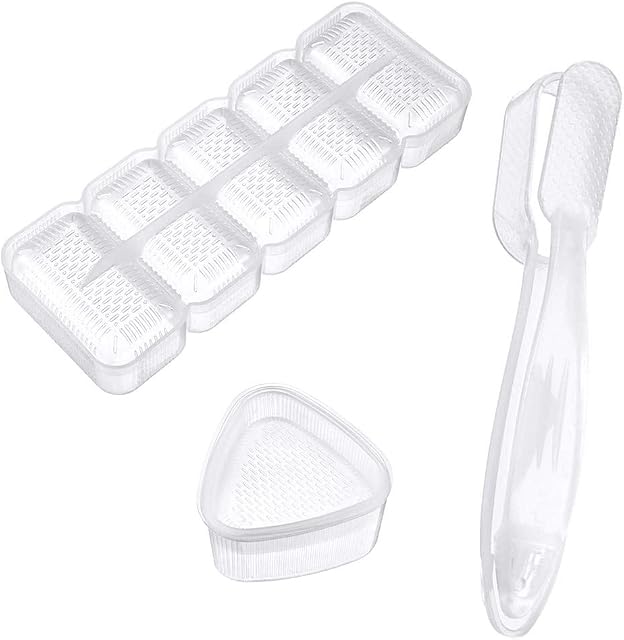 NA 3 Pcs Onigiri Maker Rice Ball Sushi Mould Kit for Home Office Sushi Restaurants