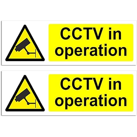 Rubigo CCTV In Operation Warning Sign Cover