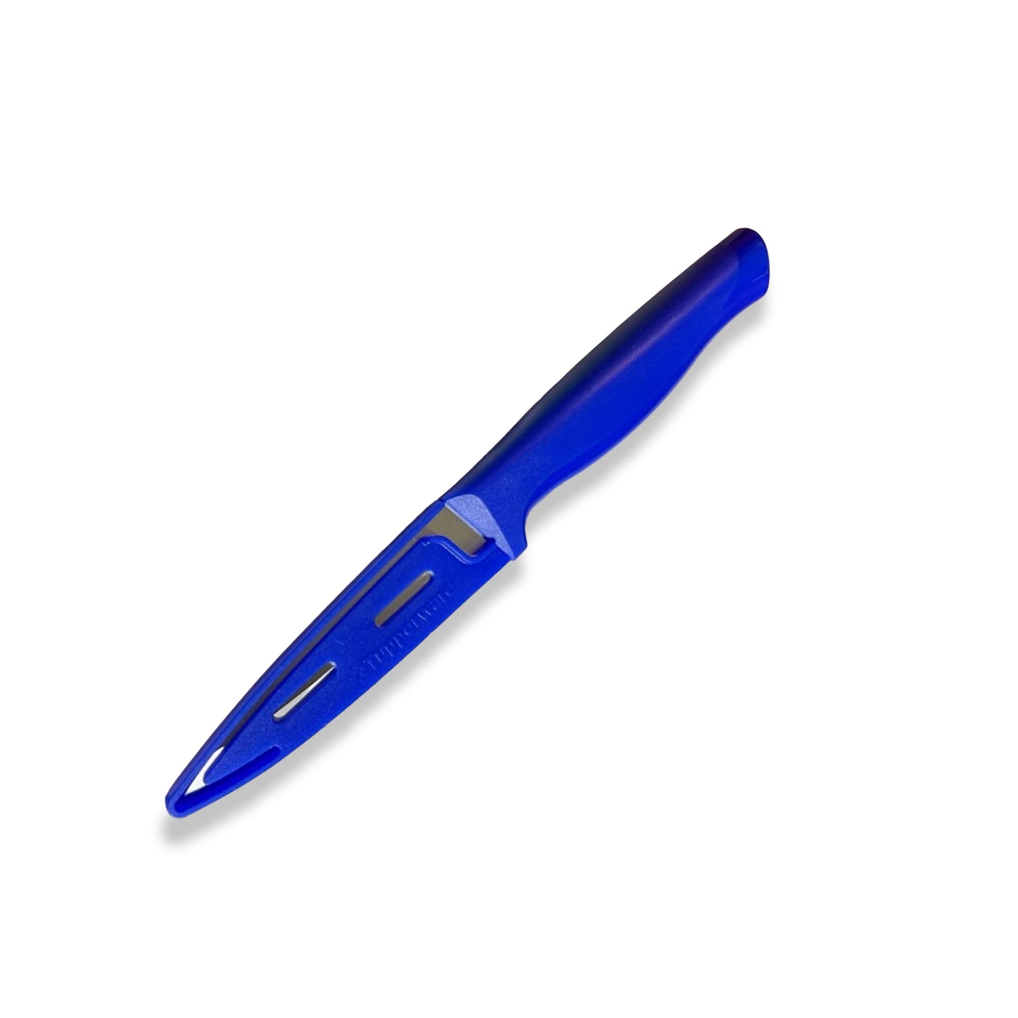 Amazon.com: Tupperware Paring Knife with Sheath Blue: Paring