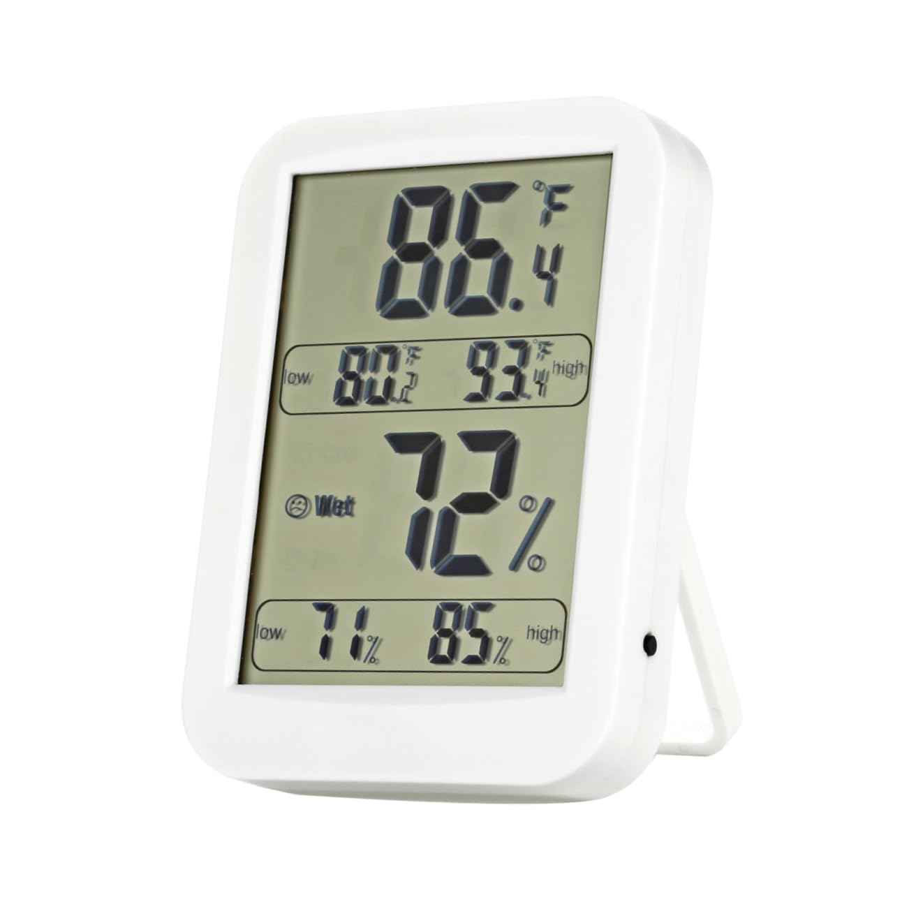 3pcs Humidity and Temperature Monitor Digital Hygrometer LCD Display for Home