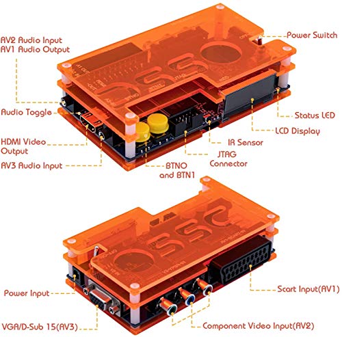 image for Mcbazel OSSC SCART Component VGA to HDMI Open Source Scan Converter v1