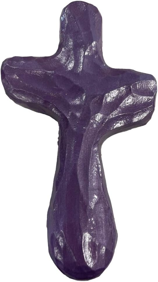 Holy Land Wood and StoneJourney Holding Cross - JHC (Purple Spring)
