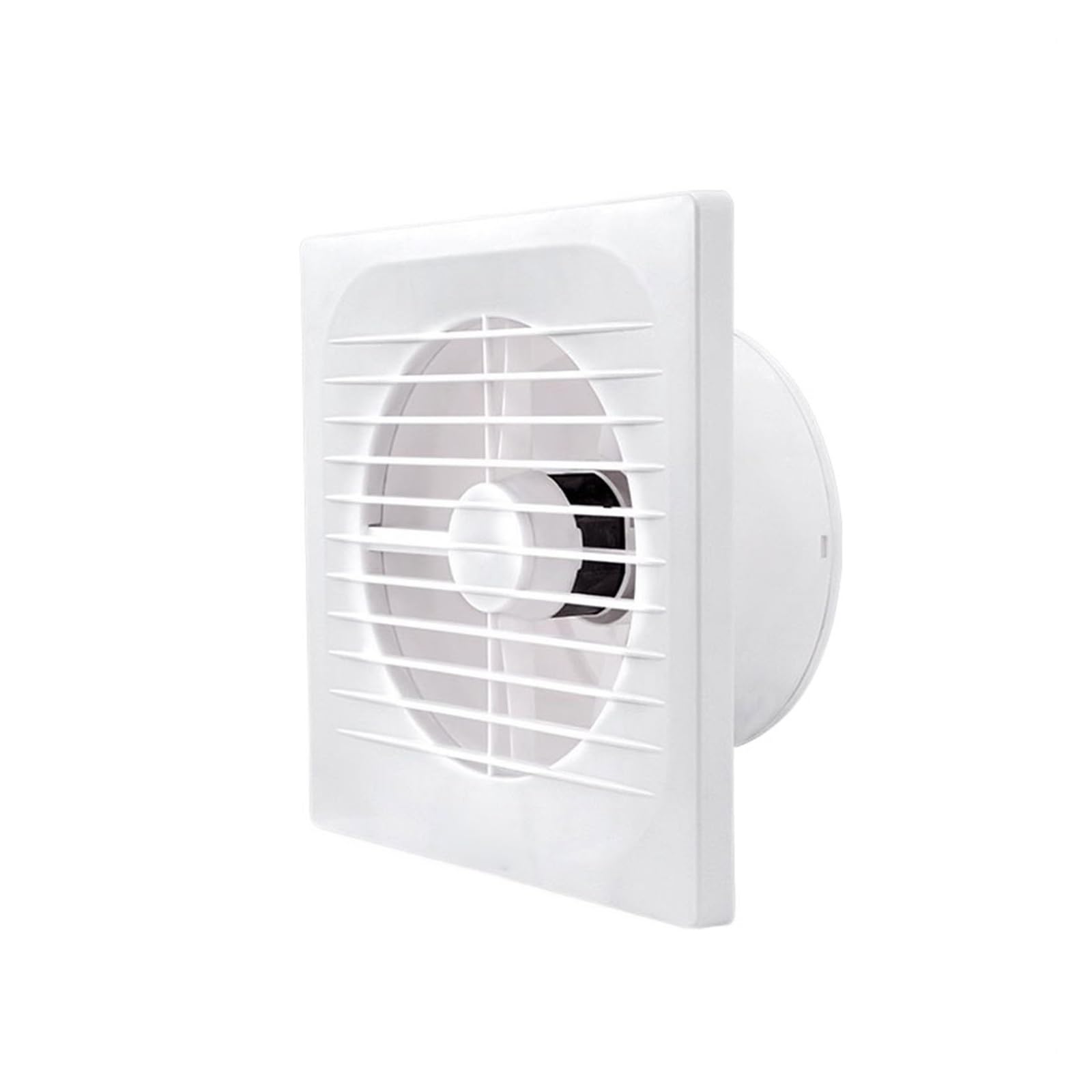 Ventilador Ventilación Potente Extractor De Aire Silencioso For Baño, Ventana, Pared, Cocina, Persianas De Vidrio For El Hogar Con Válvula De Retención Cuarto de baño(25.2 * 25.2cm)