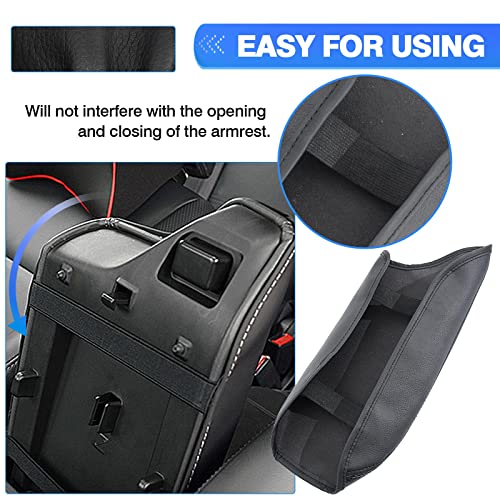 Image of Autorder Center Console Cover for 2019-2023 Ford Ranger Accessories Armrest Cover Carbon Fiber Middle Console Pad Anti-Scratch Armrest Protector (NOT for 2023 Ranger XL /Raptor /Wildtrak)