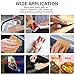 Sandpaper Sheets, 42 Pcs Sand Paper Assortment Pack, 120 to 3000 Grit Wet Dry Fine Sandpaper Assortment, Variety Abrasive Sanding Paper with Handle for Metal Wood Furniture Automotive Car Polishing
