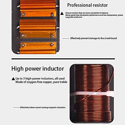1500 W High Speaker Crossover 3 Wege High-Low 8 Ohm Frequenzteiler für Lautsprecher, Frequenzweiche 1600/2800 Hz