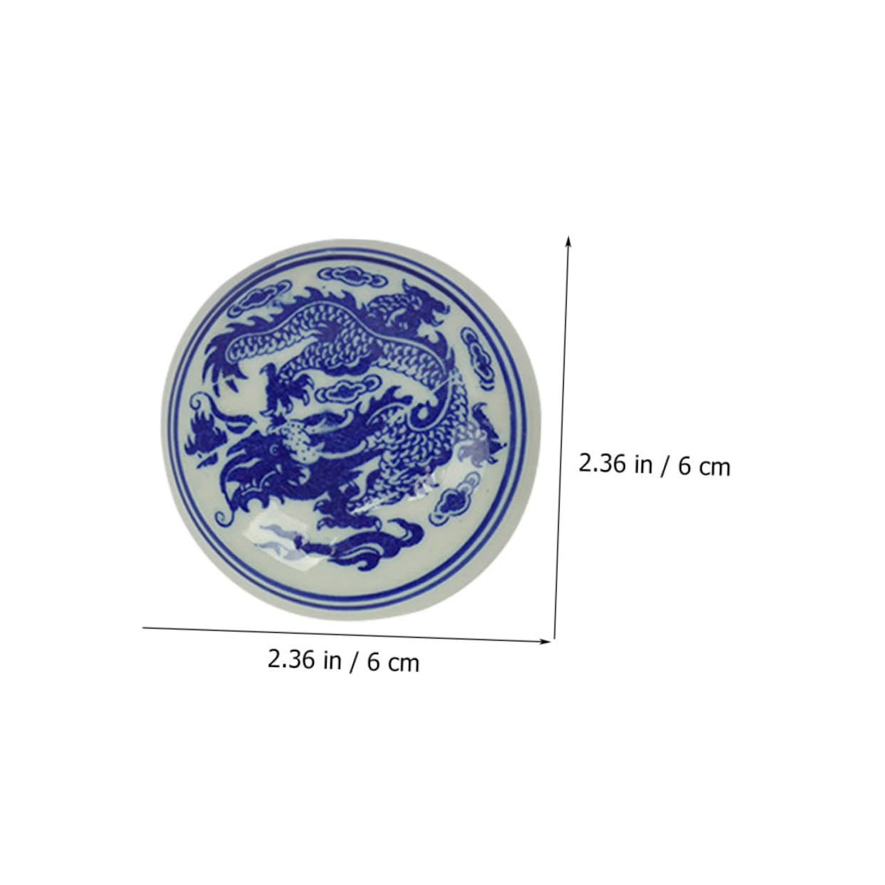 Operitacx Tampone Inchiostro Calligrafia Stile Cinese 5pezzi Ceramico | DIY e Handicraft, Alta Cromaticità, Confezione da 5 Pezzi, Finitura Uniforme