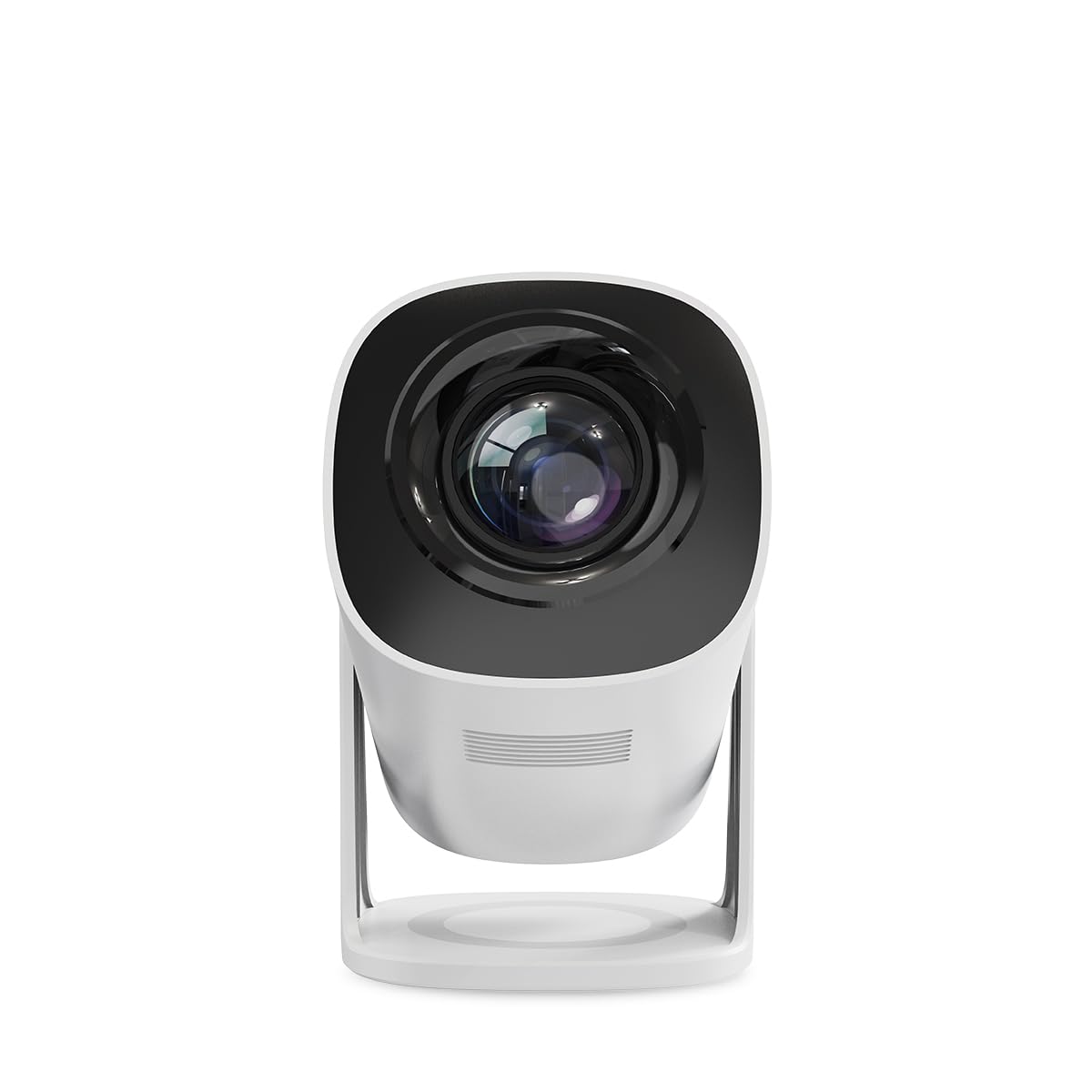 PRIXTON Videproiettore Portatile Dalí, 4800 Lumen e 110 ANSI Lumen, Telecomandi incluso, 30000 Ore, Dimensioni da 32“ a 120”, Compatibile con LED Full HD 4K, Connessione HDMI/USB/AC IN, Colore Bianco