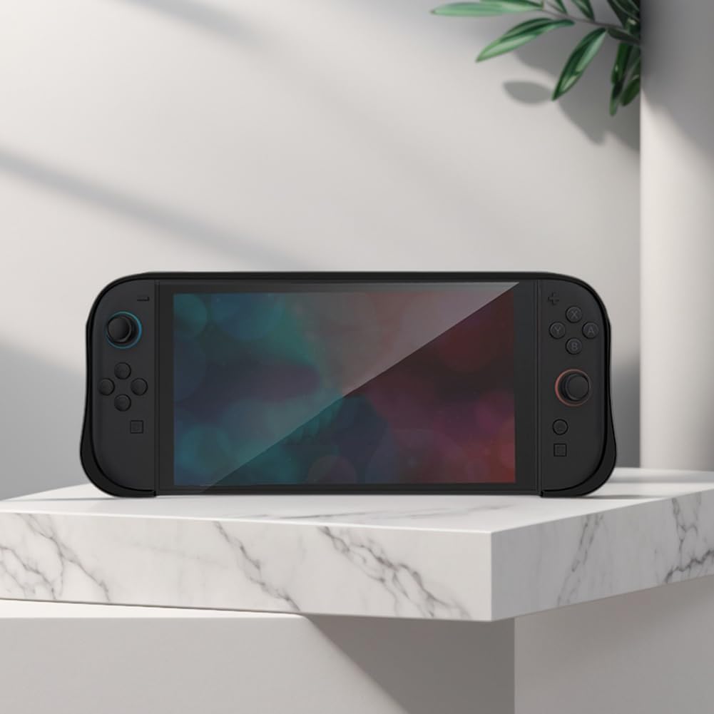 LYEAA Funda de protección ergonómica para consola NS2 TPU (negro)