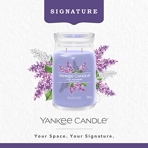 Yankee Candle Signature Scented Candle, Lilac Blossoms - Image 2