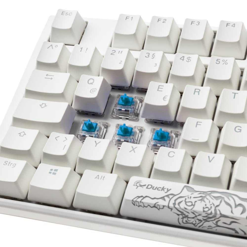 Ducky One 3 Daybreak TKL Gaming-Tastatur (RGB LED, MX-Blue, DE-Layout