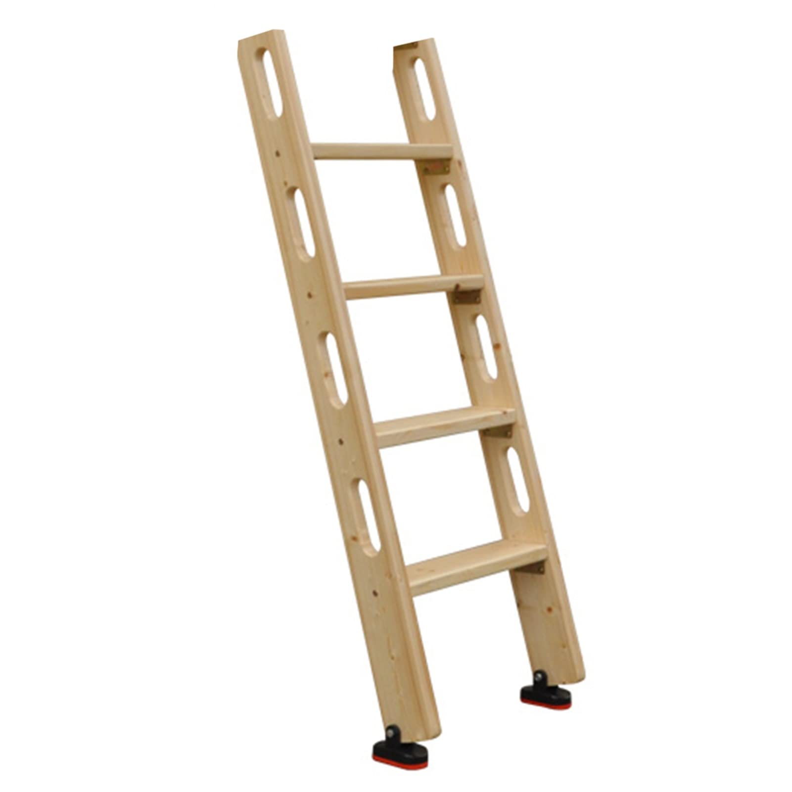 Escalera para litera gemela de servicio pesado con 4 pasos para el hogar