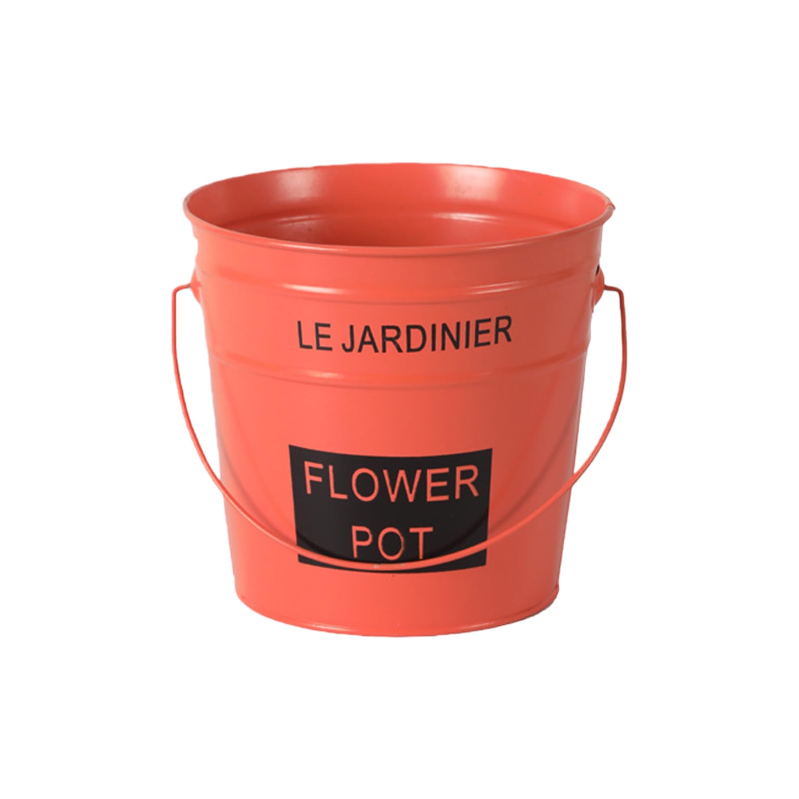 Multipurpose Metal Iron Flower Vase Tall Wrought Planter Farmhouse Bucket Replacement Metal Flower Container