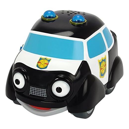 Dickie Toys 203121000 Paul Polizei Heroes of the City/Helden der Stadt elektrisk polisbil inklusive samlarkort