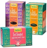 3-Pack BOH Seri Songket/ Floral Fruity Flavor/ Lychee Rose, Earl Grey Tangerine, Mango/ Fragrant Black Tea Infused With Exotic Fruits/ Exquisitely Floral & Fruity/ 20 teabags (2)