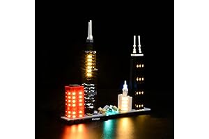 Chicago Lego Set LED Lighting Kit