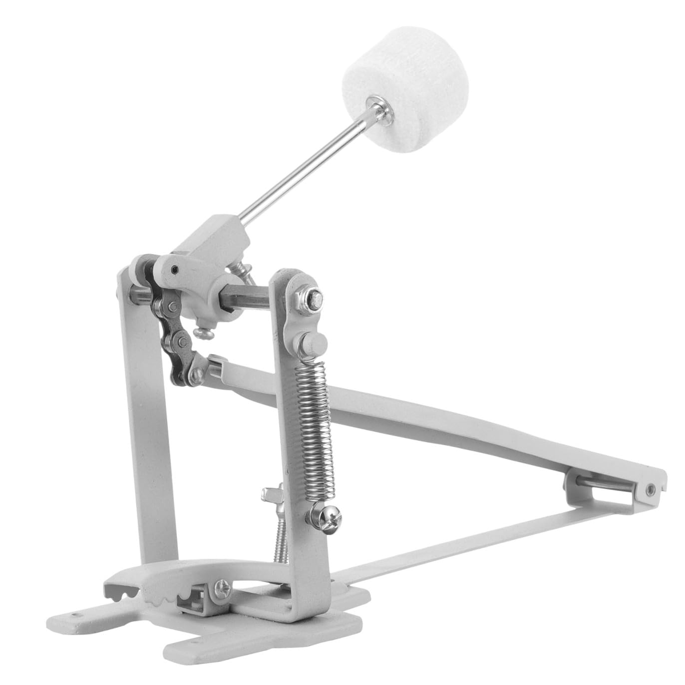 Healeved Pedale Grancassa Singolo per Batteria Accessorio Pedale per Batteria Professionale per Principianti Accessorio di Ricambio Durevole per Strumenti a Percussione per Batteristi