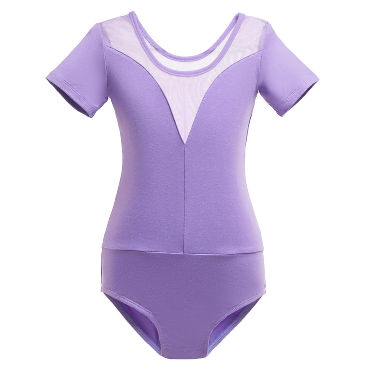 VANZACK Girls Ballet Dress One-piece Short-neck Tutu Ballet Training Skirt Girls Outfit Size 110