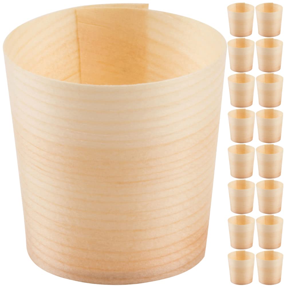 Hemoton Coffee Mugs 30pcs Cup Wood Travel Party Supplies Drinks Disposable Coffee Cups